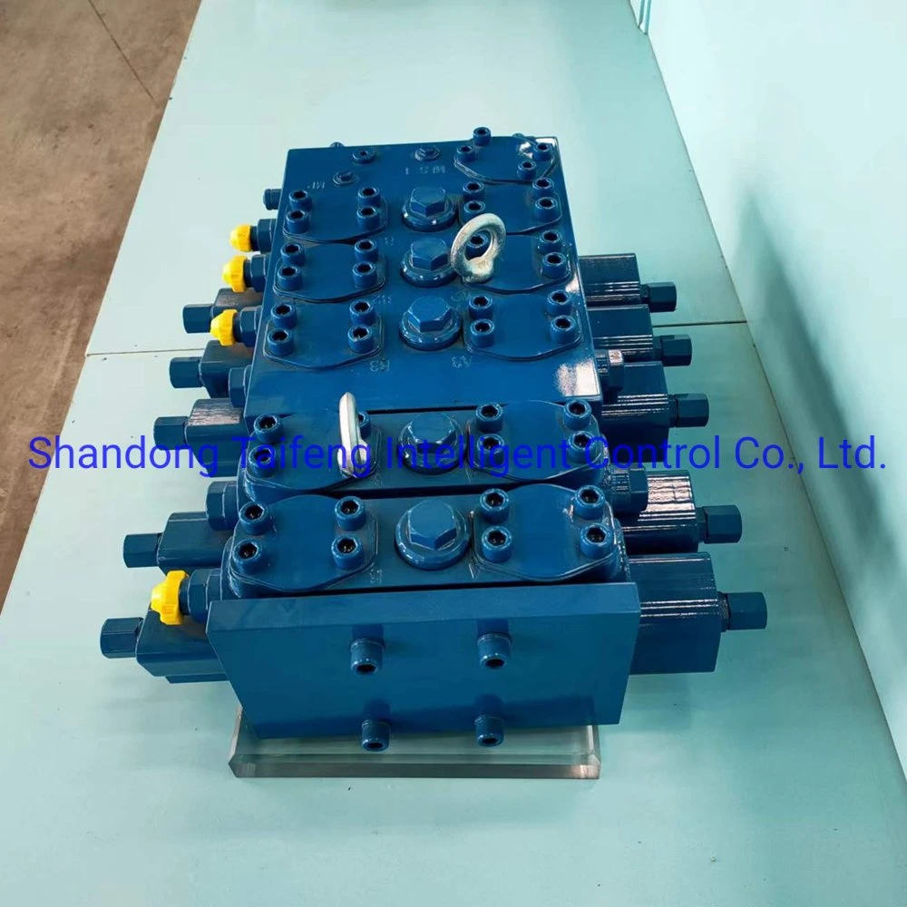 420 L/Min High Performance Sectional Hydraulic Directional Control Valve with Pilot Control for Crane